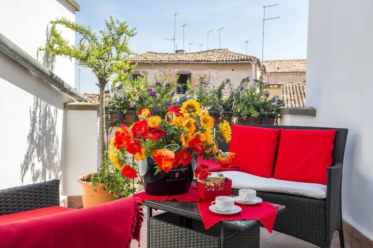 Elegant Terrace Apartment Near Piazza San Marco Last Floor No Lift Venice Italy