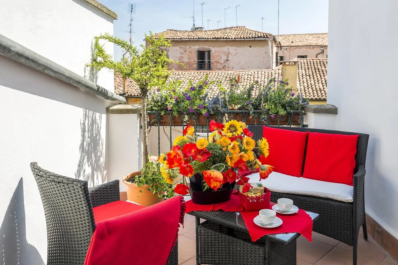 Elegant Terrace Apartment Near Piazza San Marco Last Floor No Lift Venice